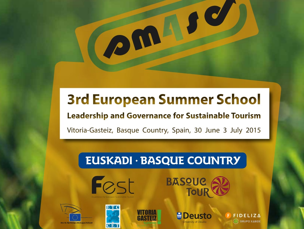"Leadership and Governance for Sustainable Tourism" Summer School - 30/06-03/07/2015