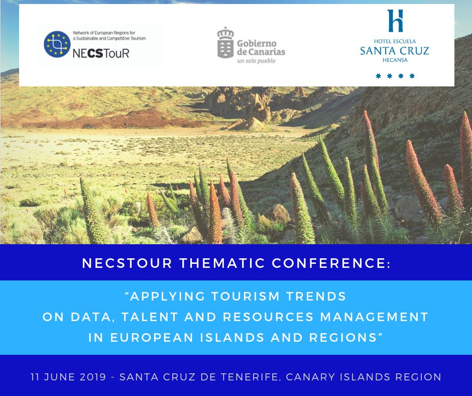 NECSTouR Thematic Conference "Applying Tourism Trends on Data, Talent and Resources Management in European Islands and Regions”