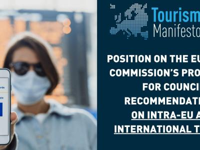 NECSTouR and Tourism Manifesto’s Position on the Commission’s Proposals on Intra-EU and International Travel
